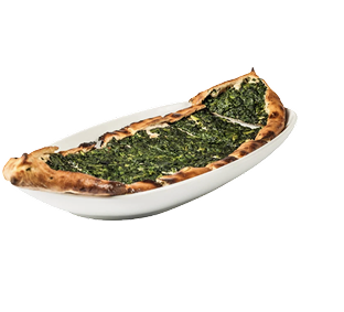 Pide mit Spinat